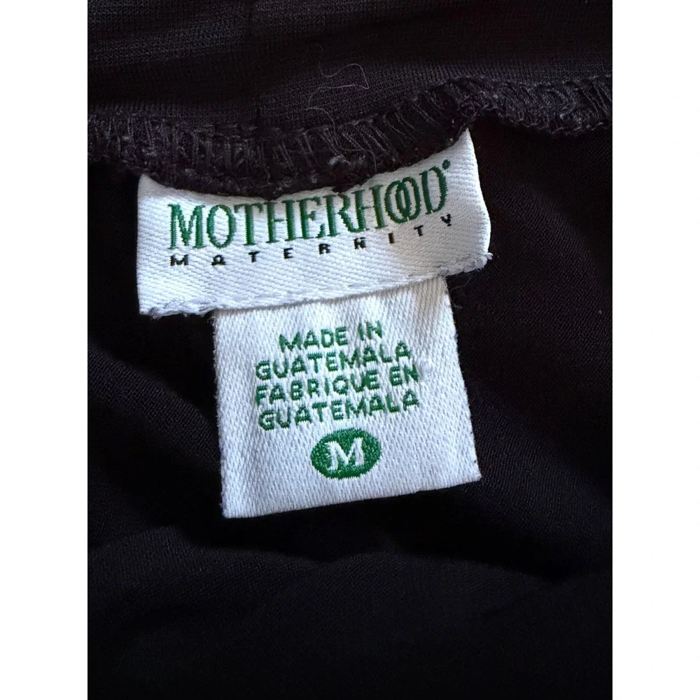 Motherhood Maternity Women's Pull-On Skirt Size M Black Stretch Waist
